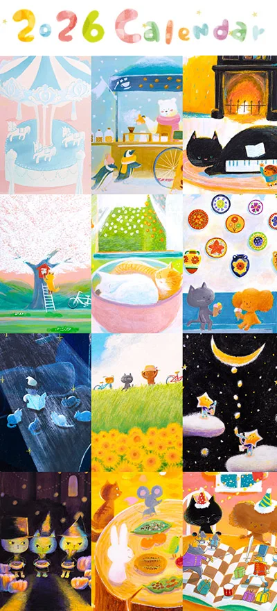 吉田ユウスケ｜絵の具とパステルのイラストレーション -